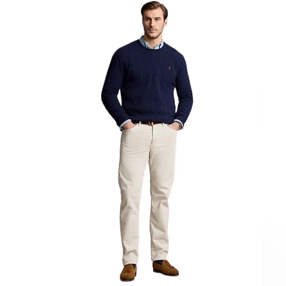 Polo Ralph Lauren Varick Slim Straight Stretch Jean Stone Stretch 33 x 32 Nwt - Picture 3 of 11